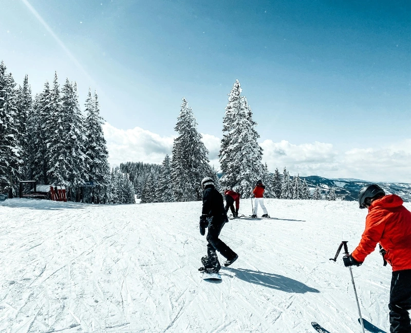 Skiing and Snowboarding in the Tyrolean Slopes