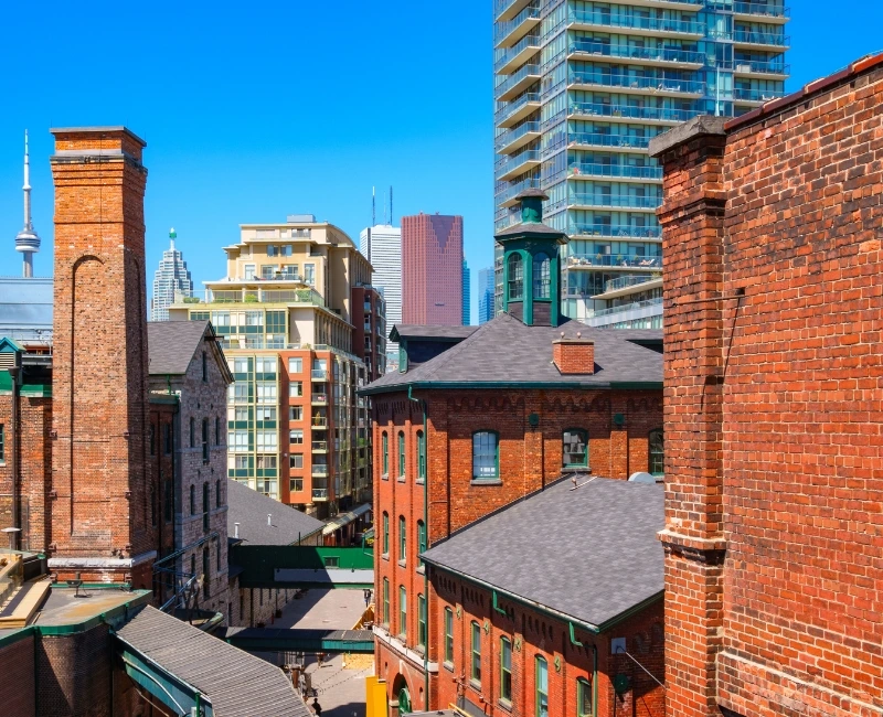 Historic Distillery District & Waterfront Promenade